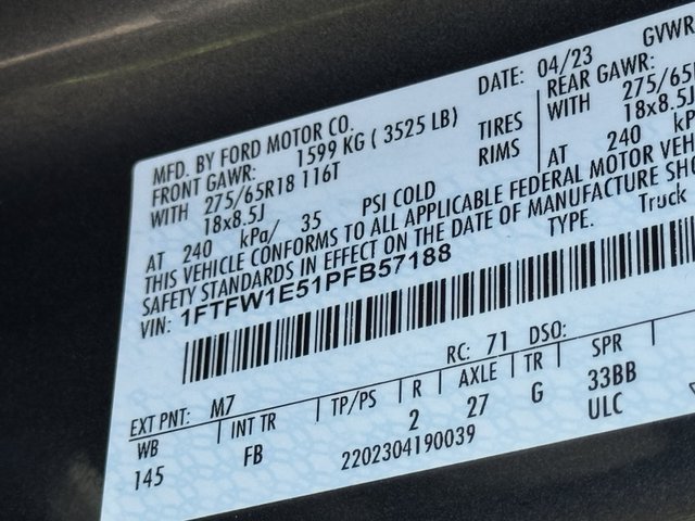 2023 Ford F-150 XLT 4WD 5.5ft Box