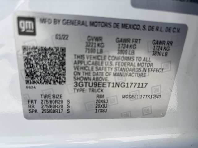 2022 GMC Sierra 1500 Limited4 4WD 147WB