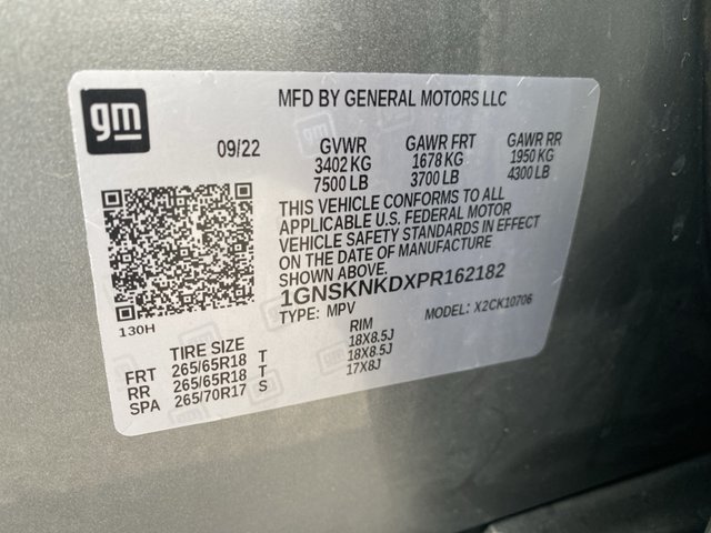 2023 Chevrolet Tahoe LT 4WD