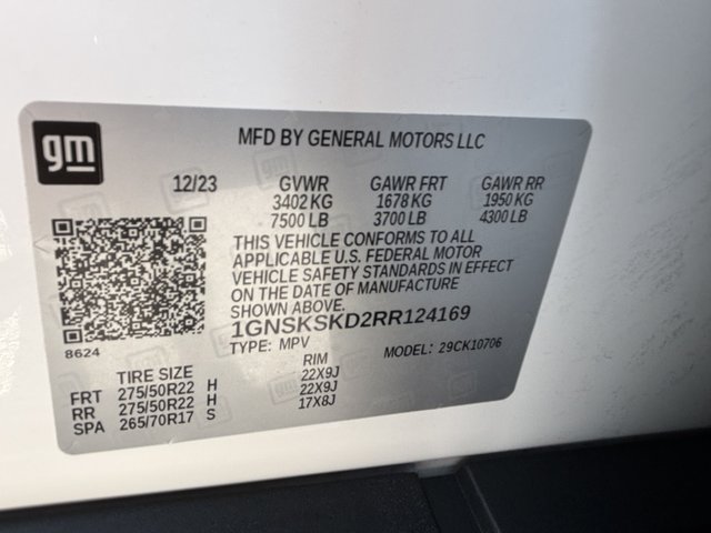 2024 Chevrolet Tahoe Premier 4WD