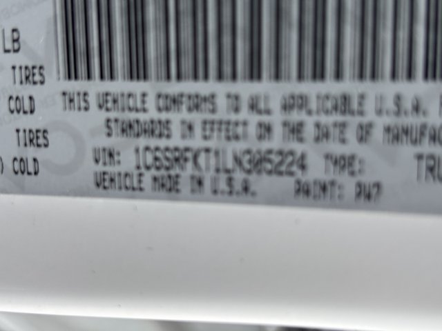 2020 Ram 1500 Longhorn 4WD 5ft7 Box
