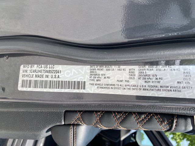 2022 Jeep Grand Cherokee Summit 4WD