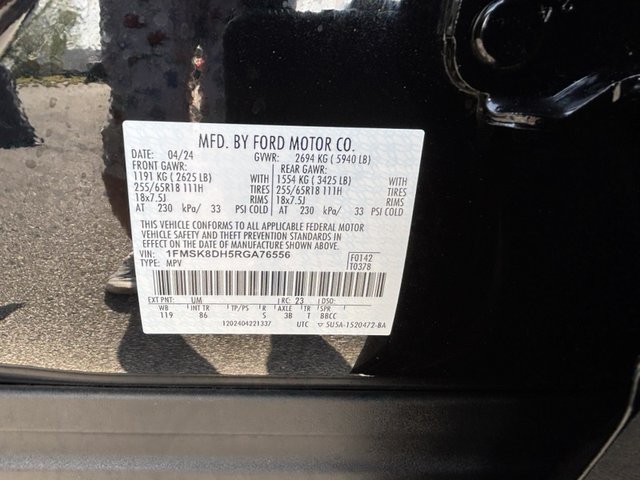 2024 Ford Explorer XLT 4WD