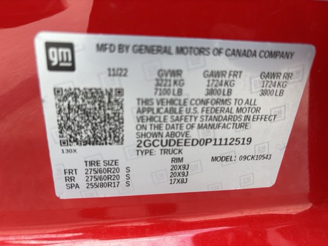 2023 Chevrolet Silverado 1500 RST 4WD 147WB
