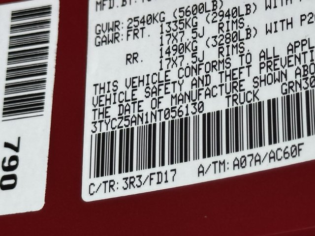 2022 Toyota Tacoma TRD Sport 4WD 5ft Bed