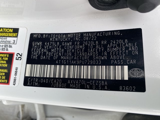 2023 Toyota Camry SE