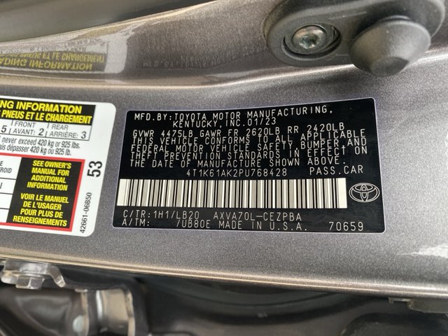 2023 Toyota Camry XSE