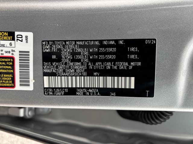 2024 Toyota Grand Highlander Limited AWD