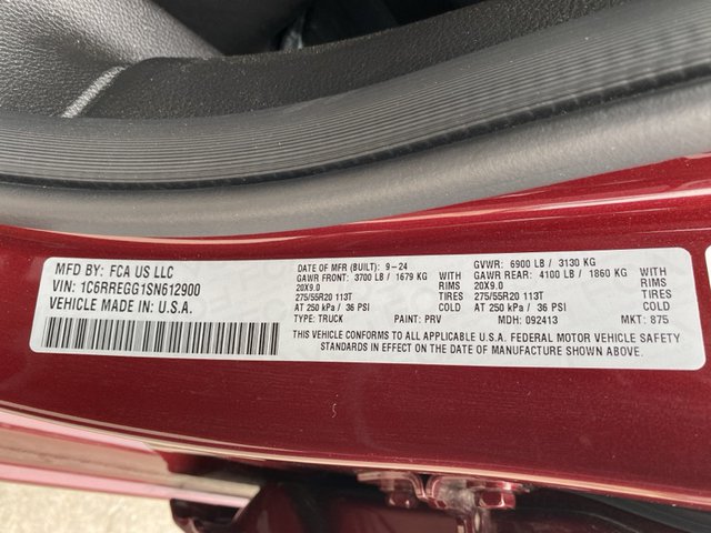 2025 Ram 1500 Tradesman 2WD 5ft7 Box
