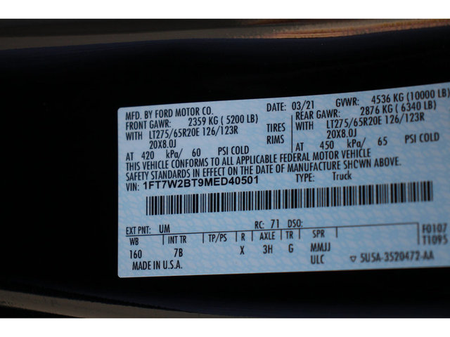 2021 Ford F-250 Platinum SD 4WD 6.75ft Box