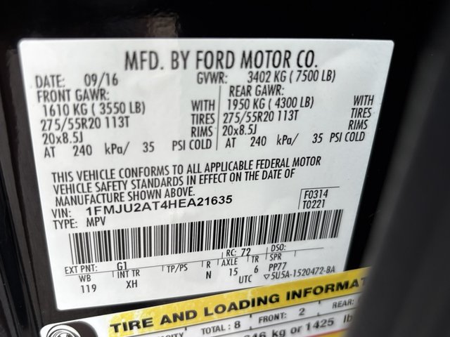 2017 Ford Expedition Limited 4WD