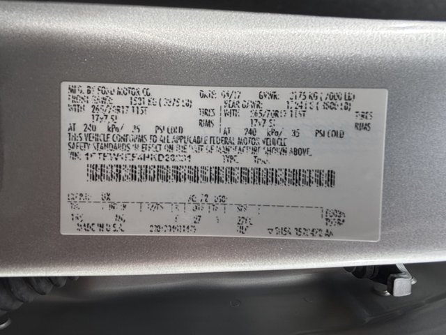 2017 Ford F-150 XL 4WD 5.5ft Box