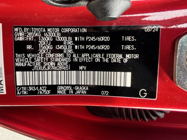 2024 Toyota 4Runner Limited 4WD