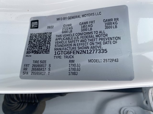 2022 GMC Canyon AT4 w/Leather 4WD 128WB