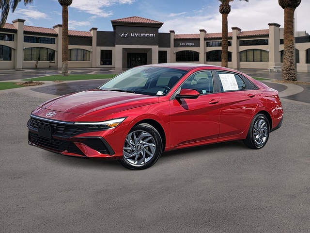 2024 Hyundai Elantra Hybrid Blue
