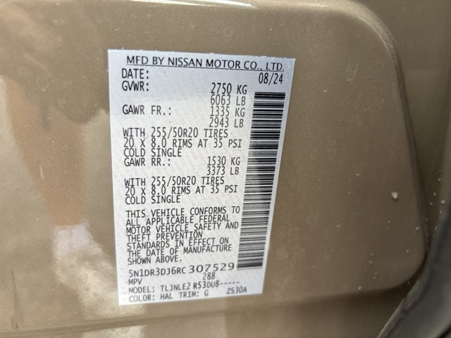2024 Nissan Pathfinder Platinum 4WD