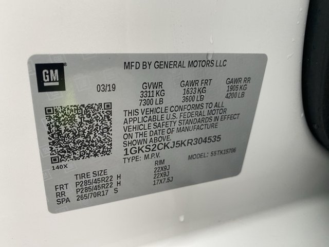 2019 GMC Yukon Denali 4WD