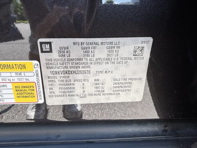 2017 Chevrolet Traverse LT AWD