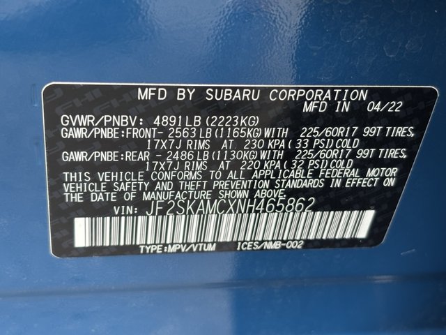 2022 Subaru Forester SLE