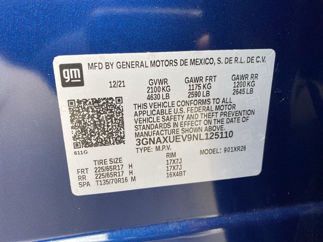 2022 Chevrolet Equinox LT w/1LT AWD