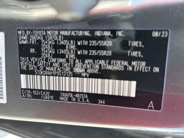 2023 Toyota Highlander XSE FWD