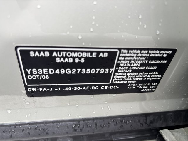 2007 Saab 9-5 2.3T