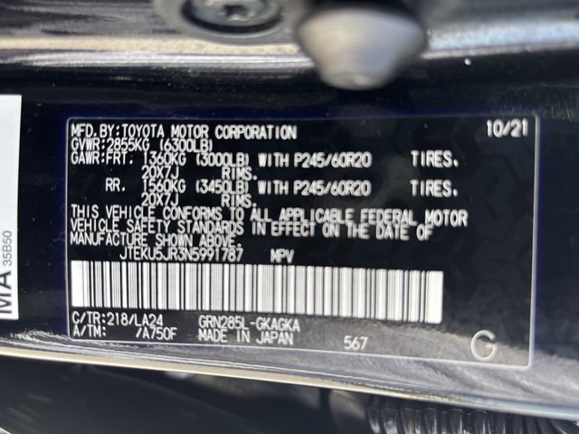 2022 Toyota 4Runner Limited 4WD