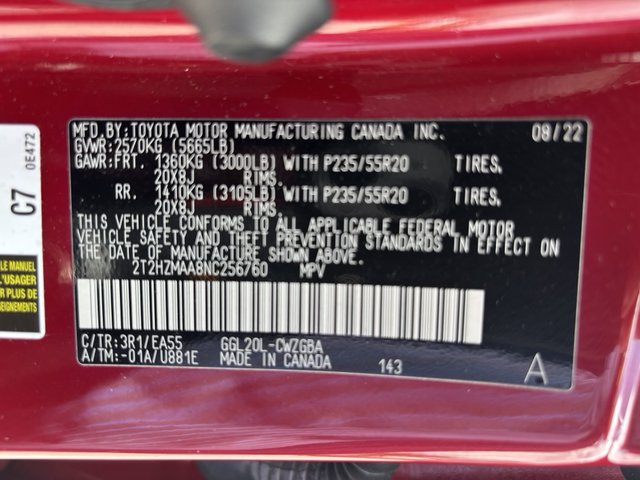 2022 Lexus RX350 FWD