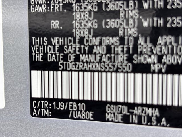 2022 Toyota Highlander XLE FWD