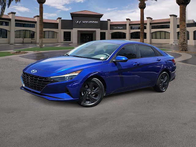 2022 Hyundai Elantra Hybrid Blue