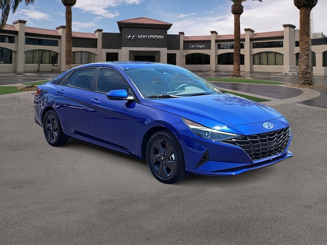 2022 Hyundai Elantra Hybrid Blue