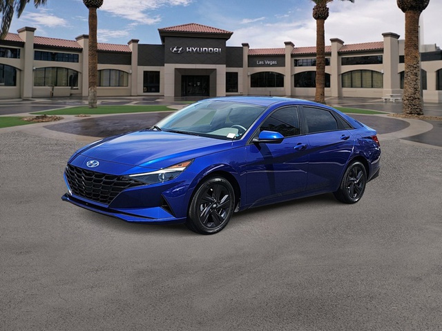 2022 Hyundai Elantra Hybrid Blue