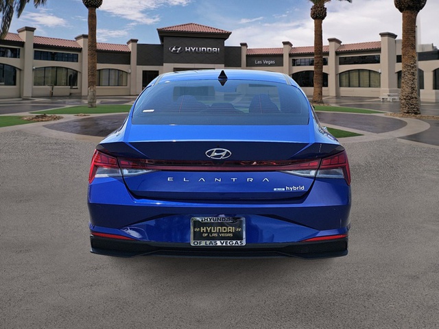 2022 Hyundai Elantra Hybrid Blue