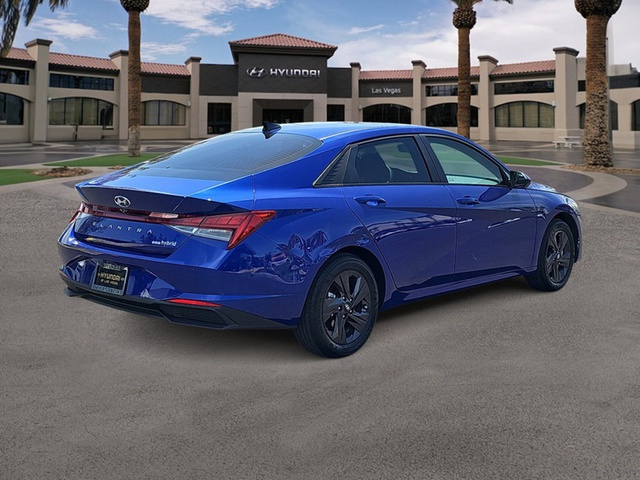 2022 Hyundai Elantra Hybrid Blue