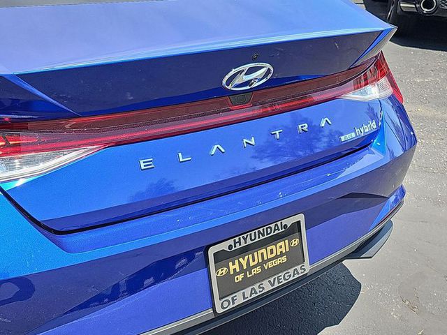 2022 Hyundai Elantra Hybrid Blue