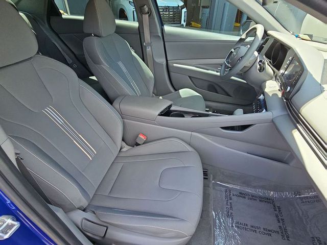 2022 Hyundai Elantra Hybrid Blue
