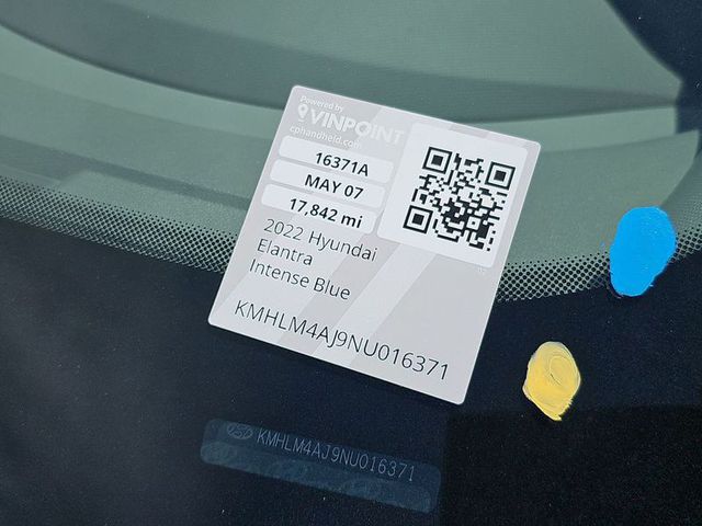 2022 Hyundai Elantra Hybrid Blue