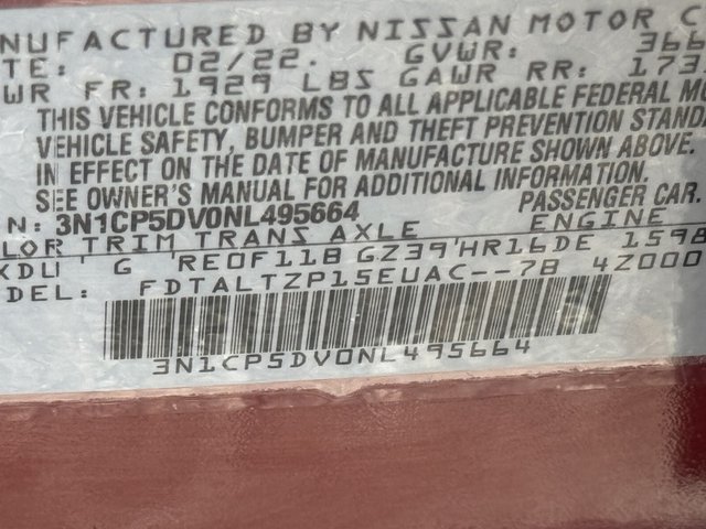 2022 Nissan Kicks SR FWD