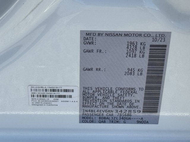 2024 Nissan Altima 2.5 SL