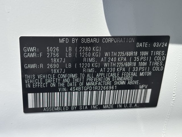 2024 Subaru Outback Touring XT