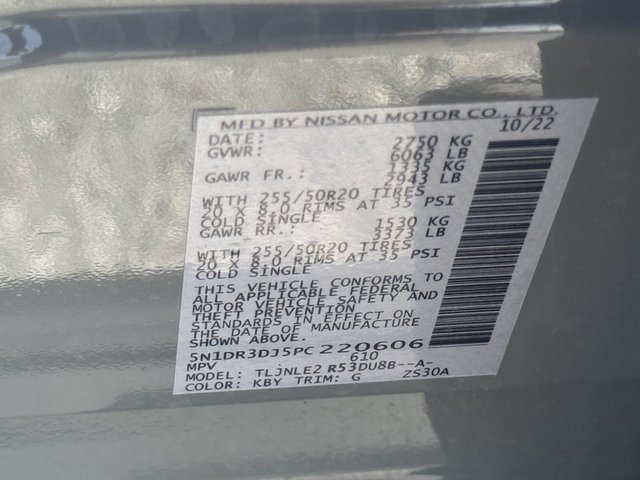 2023 Nissan Pathfinder Platinum 4WD