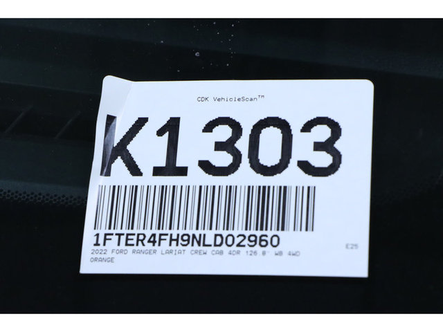 2022 Ford Ranger 4WD 5ft Box