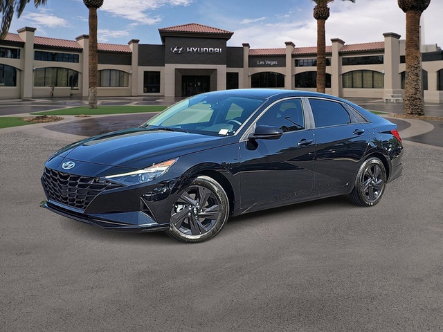2022 Hyundai Elantra Hybrid Blue