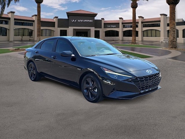 2022 Hyundai Elantra Hybrid Blue