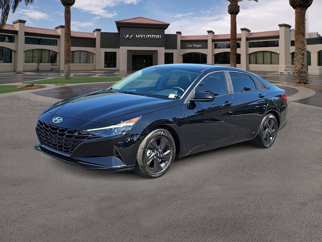 2022 Hyundai Elantra Hybrid Blue