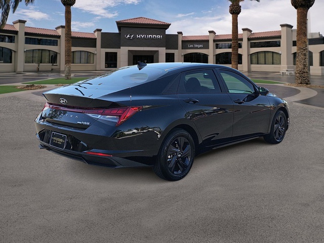 2022 Hyundai Elantra Hybrid Blue