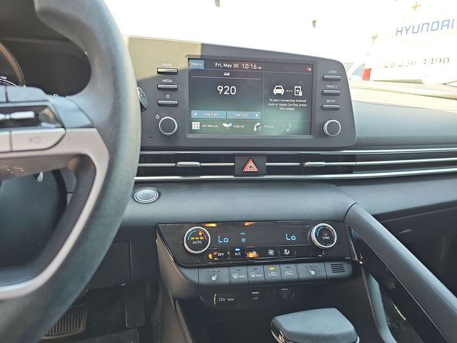 2022 Hyundai Elantra Hybrid Blue