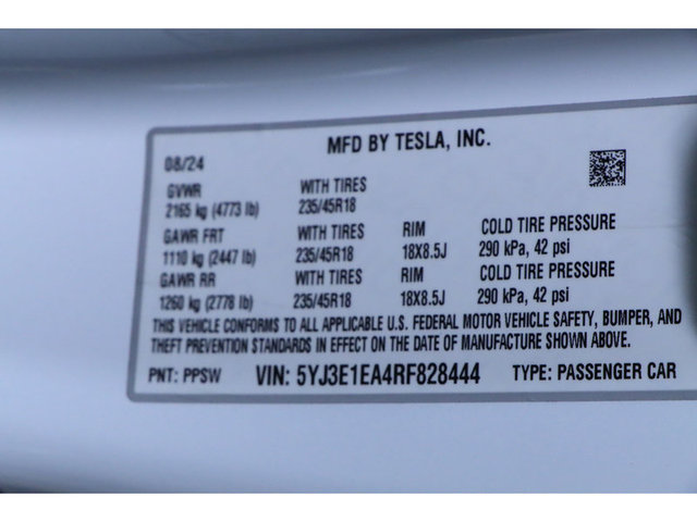 2024 Tesla Model 3 Long Range RWD