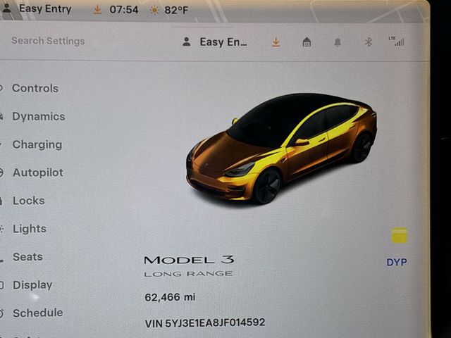 2018 Tesla Model 3 Long Range Battery