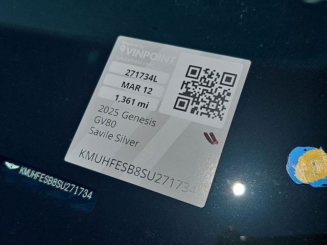 2025 Genesis GV80 2.5T Standard AWD